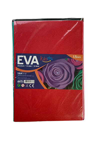 kikarts YAPIŞKANSIZ EVA 10 ADET 10 RENK 1.8 mm