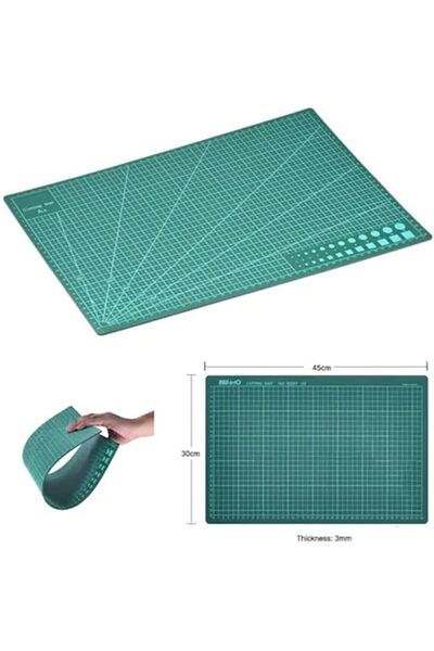 ALTAŞ Kesim Matı , Çizim Matı 30x45 Ekonomik, Çift Taraflı Altlık