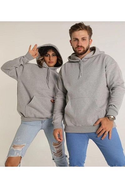 WEARTEX Unisex Dear Couple2 Printed Hooded Sweatshirt Set of 2