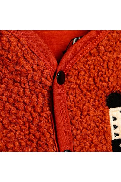 ebebek Hello Baby HelloBaby Winter Safari Baby Boy Quilted Jumpsuit