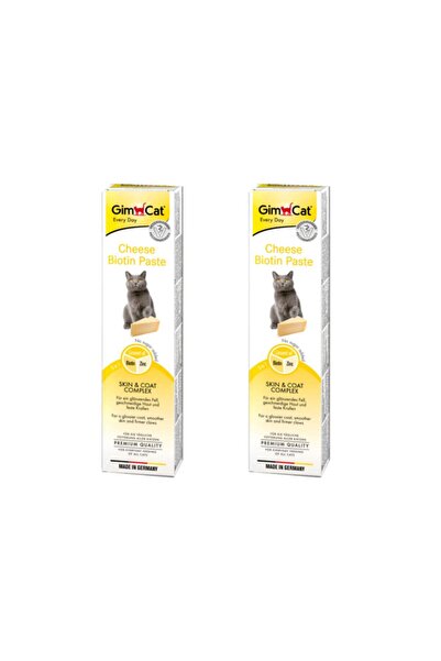 Gimcat 2 Adet Cheese Paste Biotin Peynirli Kedi Macunu 50 Gr