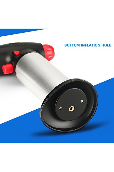 zemshop Ayarlanabilir Kamp Mangal Barbekü Pürmüz Yüksek Isı Doldurulabilir Gazlı Çakmak