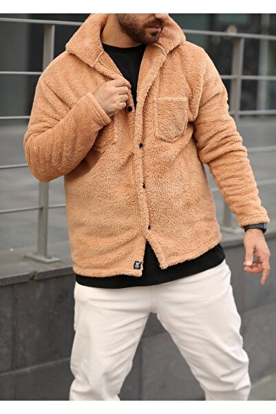 Genel Markalar Unisex Peluş Polar Hırka Ceket