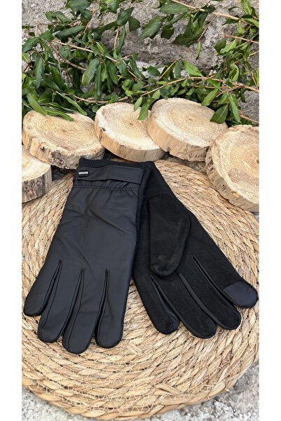 İşnar Erkek şişme polar dokunmatik eldiven