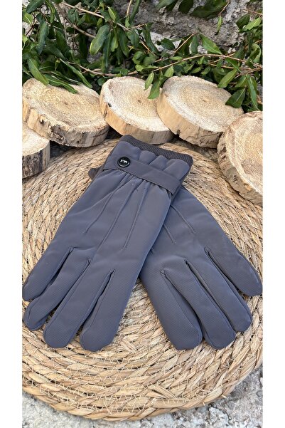 İşnar Erkek kadife polar dokunmatik eldiven