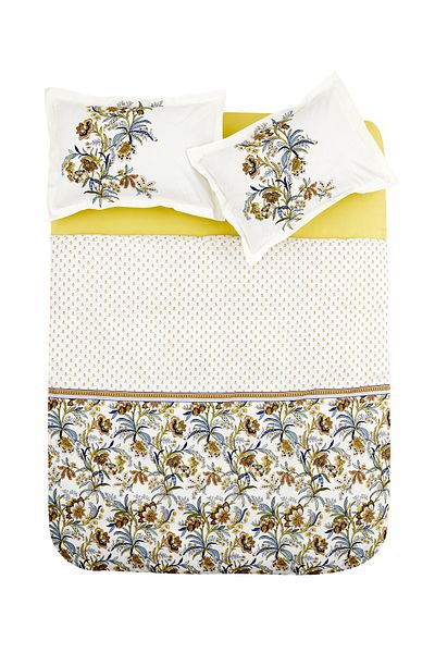Karaca Home Karaca Home Indra 100% Bumbac Set de Husă de Pilota, Galben