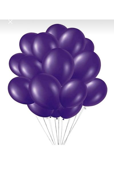 Yogi parti 12 inch Purple balloon pastel 10 pcs