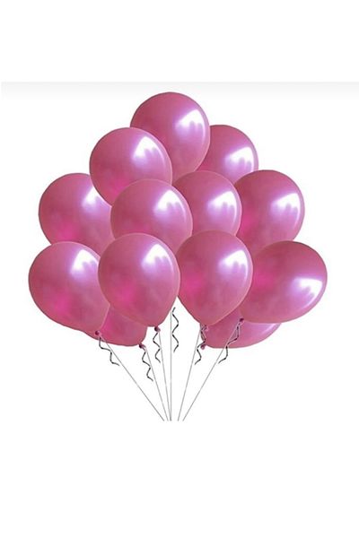 Yogi parti 12 inch Metallic Fuchsia pink 10pcs balloons