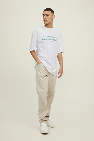 Jack & Jones تي شيرت برينك مطبوع بأكمام قصيرة