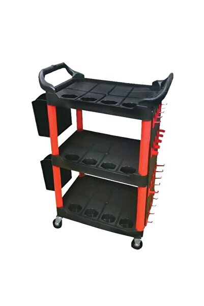 Genel Markalar Nt Tools 3 Raflı Plastik Takım Arabası