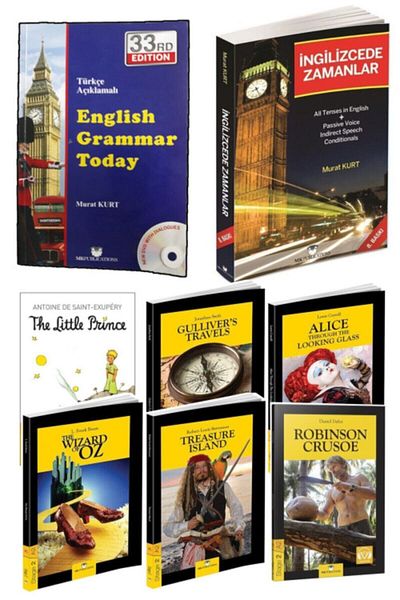 MK Publications English Tenses and Grammar Set + Stage 2 Reading Set