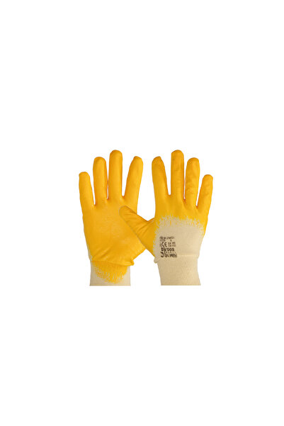 Demir DP 005 Sarı Nitril Eldiven (10Adet)