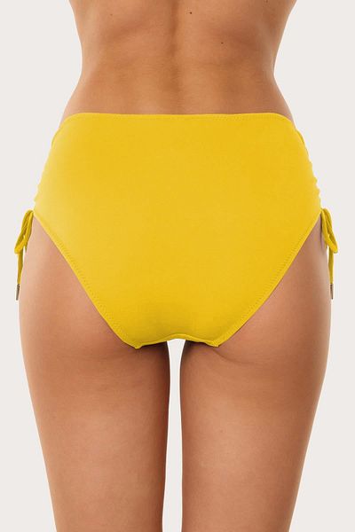 AYYILDIZ 63059 Yellow High Waist Bikini Bottom