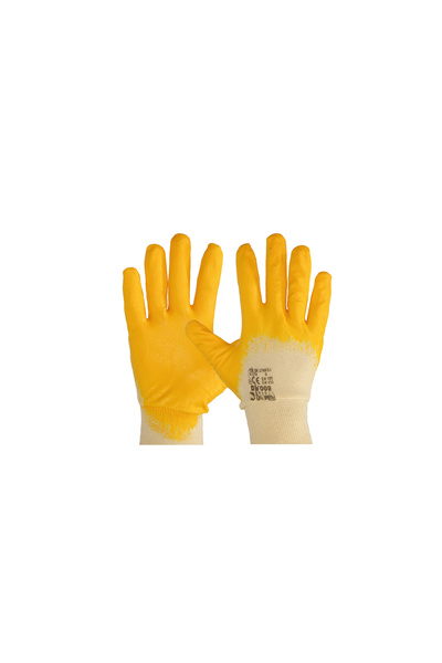 Demir DP 005 Sarı Nitril Eldiven (1KOLİ) 300ADET