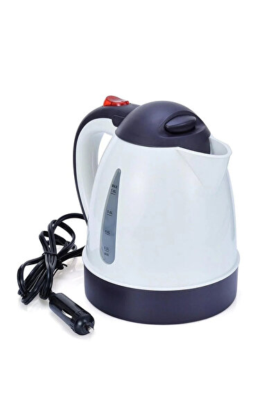Genel Markalar 3D 1 Litre 12 Volt Araç Içi Oto Su Isıtıcı Kettle Çakmaklık Girişli