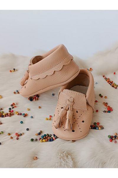 Hodore Axel Yavruağzı Genuine Leather Baby Moccasin