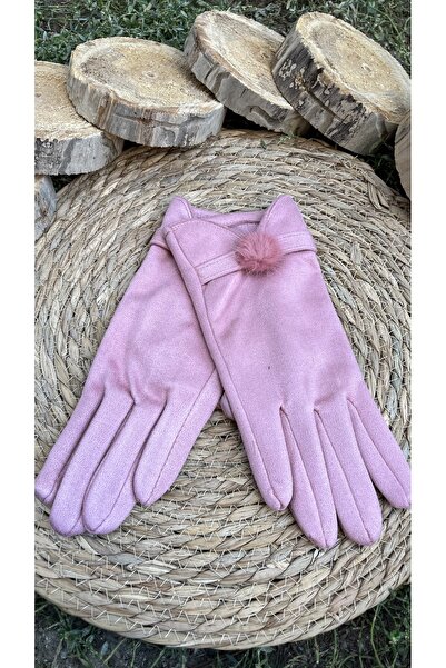 İşnar Kadın nubuk dokunmatik eldiven