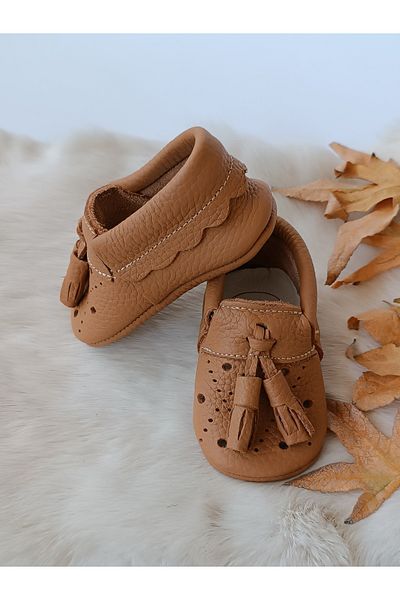Hodore Axel Taba Genuine Leather Baby Moccasin