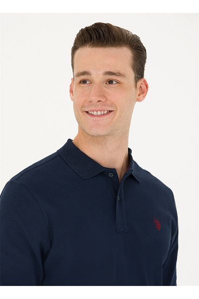 U.S. Polo Assn. Ανδρικό μπλουζάκι Polo Neck Basic