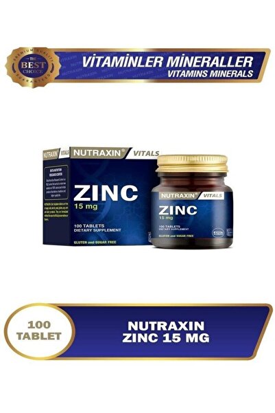Nutraxin زنك 15 ملغ - 100 قرص