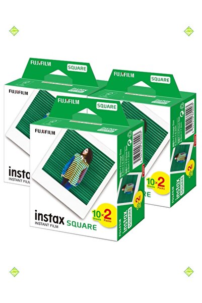 Fujifilm Instax Kare Square 10x2 Film 3'lü Set 60 Poz