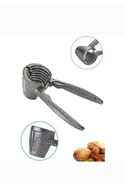 ÇEÇEN HOME (2 PCS) Walnut Almond Hazelnut Cracker Metal Small Size