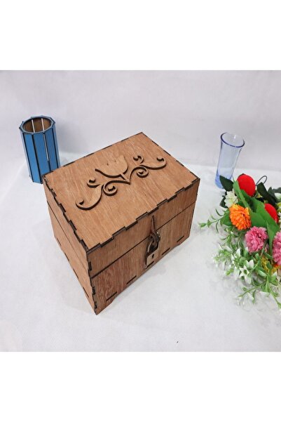 PIXEL HEDİYELİK EŞYA Ahşap Kutu