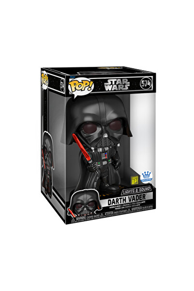 Funko Pop Jumbo 10 inç Lights and Sounds (Işıklı ve Sesli) Darth Vader Star Wars Figür