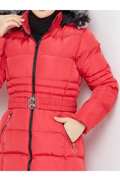 KMKkombin WOMEN'S FULLY FILLED PARACHUTE FABRIC WATERPROOF INFLATABLE COAT AYS SHORT1