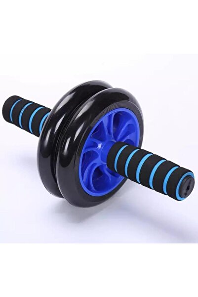 Zepca Mavi Mavi Ab Wheel Karın Kası Çalıştırıcı Tekerlek Pilates Egzersiz Tekerleği