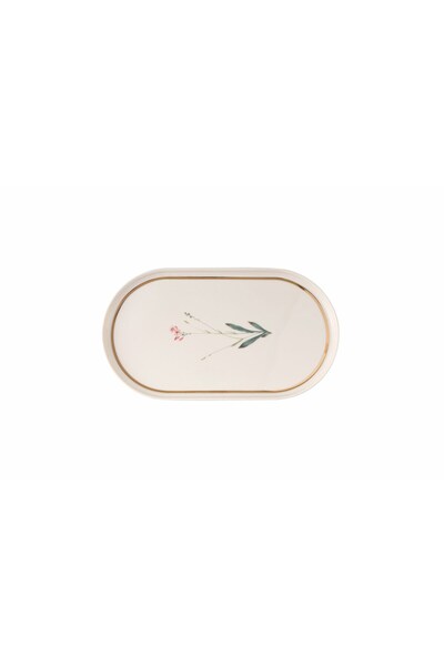 Porland Botanical Kayık Tabak 16X28cm 04ALM007654