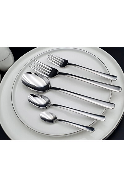 Yiğit طقم سكاكين وشوكة وملعقة من الفولاذ المقاوم للصدأ مكون من 60 قطعة من إلي...