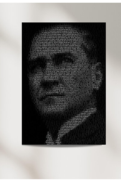 Genel Markalar Atatürk Gençliğe Hitabe 33x48 Poster Duvar Posteri Çift Tarafl...