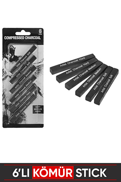 Vox Art مجموعة فولاذ الفحم الشهيرة المكونة من 6 قطع