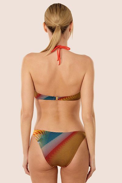AYYILDIZ 3556 Orange Strapless Bikini Set