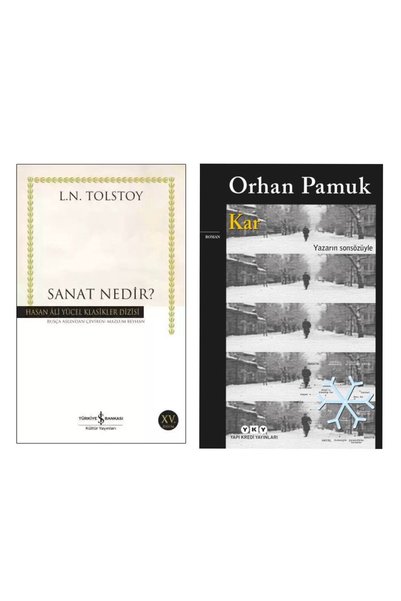 TÜRKİYE İŞ BANKASI KÜLTÜR YAYINLARI What Is Art? Snow - Orhan Pamuk