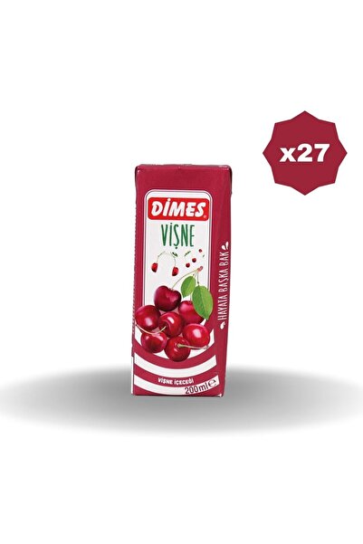 Dimes DİMES VİŞNE NEKTARI 200 ML X 27 ADET