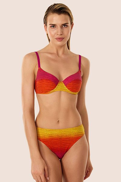AYYILDIZ 3570 Orange Bikini Set