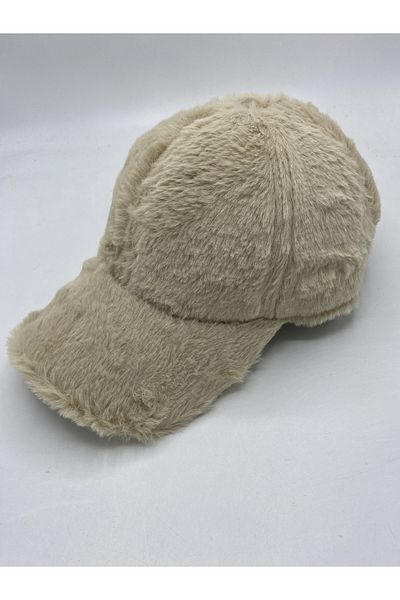 GONCA ŞAPKA Women's Winter Plush Hat Cap Trendy Baseball Cap