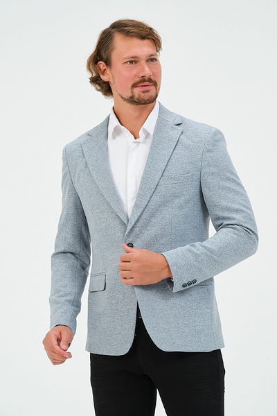 VALUE Men's Blazer Jacket - Light Blue, Slim Fit, Lined, Stylish Jacket