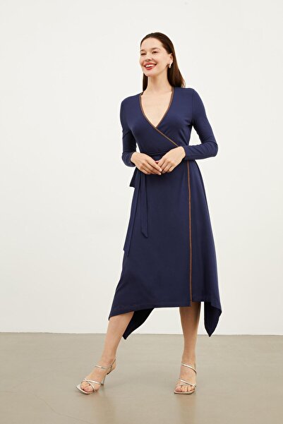 Hanna's by Hanna Darsa Uzun Kollu Envelop Elbise