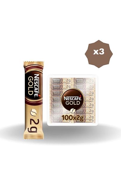 Nescafe Gold 100 X 2 Gr X 3 Pcs