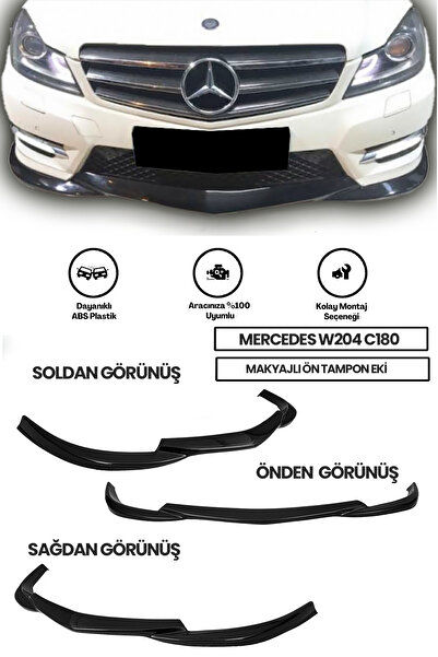 MERCEDES W204 C180 Makyajlı Ön Ek (plastik)