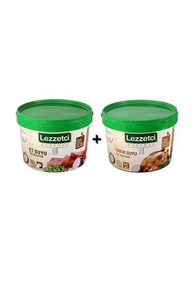 LEZZETÇİ Delicious Meat Bowl 5kg 1 Piece and Delicious Chicken Bowl 5kg 1 Piece Set of 2