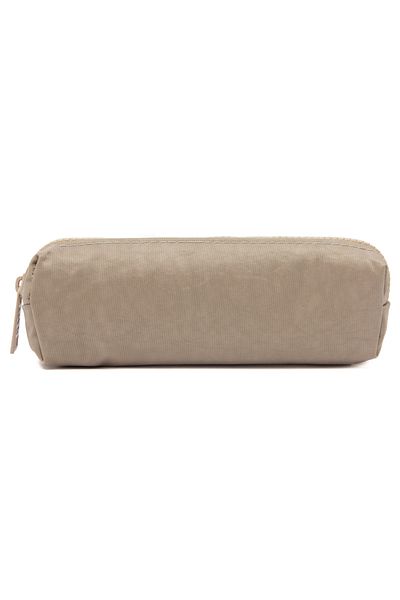 KAFF 01106 Ελαφρύ ύφασμα βιζόν τσαλακωμένο Unisex Μονό διαμέρισμα Αδιάβροχη θήκη για στυλό μολυβοθήκη