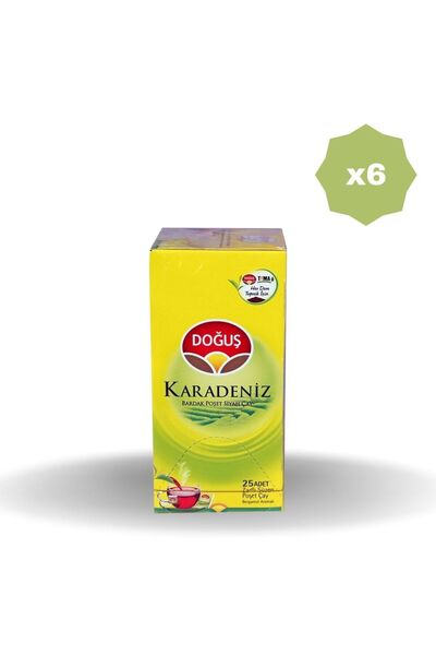 Doğuş Birth Your Blackseat Cups Tee Bags 25 X 6 Pieces