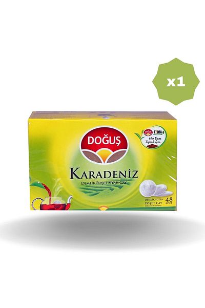 Doğuş Doğuş إبريق شاي البحر الأسود شاي البوسك - 48 قطعة × 1 قطعة