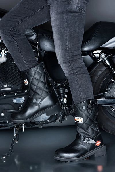 Harley Davidson Cizme zilnice din piele naturală rezistente la frig