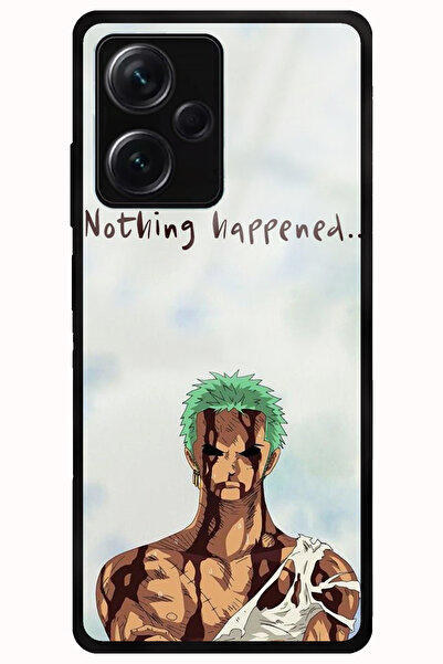 WANNA PROTECT Xiaomi Redmi Note 12 Kamera Korumalı Premium One Piece Zoro Des...