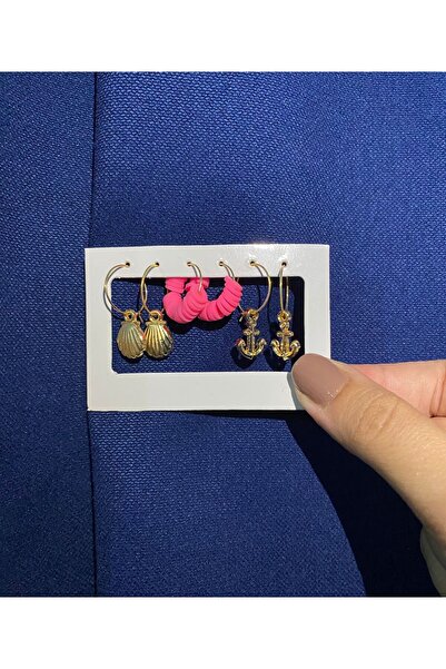 Karışık Renkli Küpe Seti | Fimo Küpe